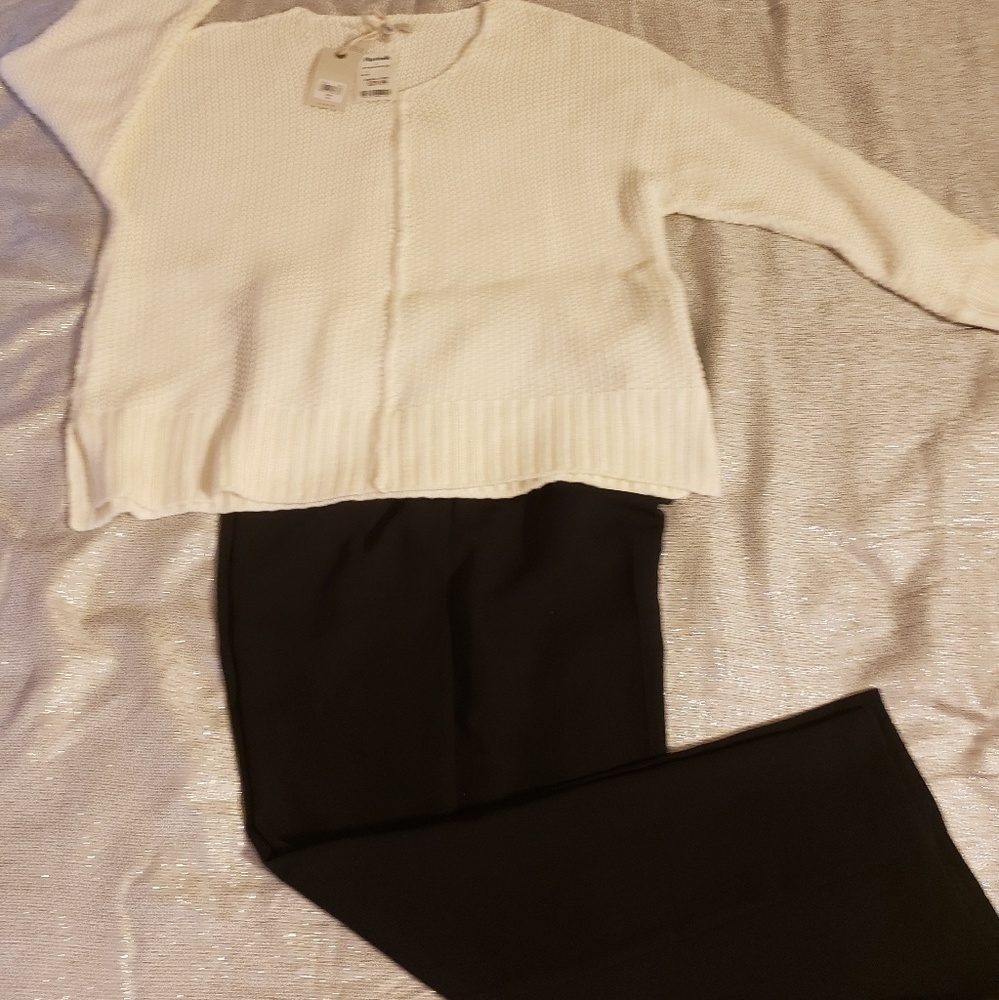 NWT Cream Knit Sweater (2X)
